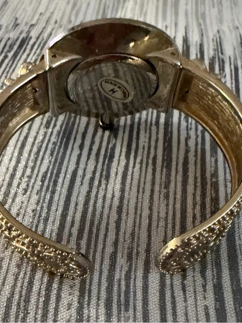 Ornate Gold Tone Decorative Women's Bracelet Watch - Charming Charlie